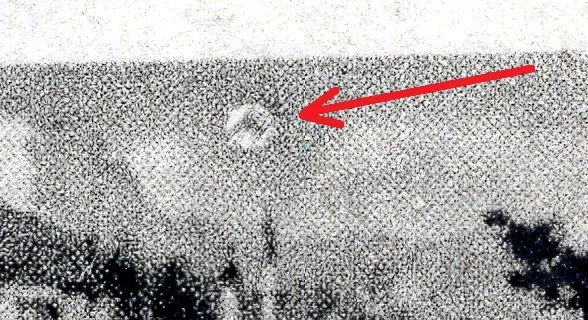 A in white circle, detail