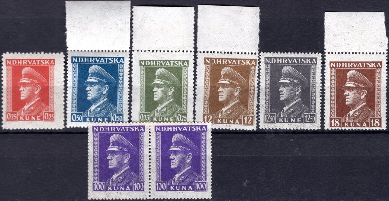 Stamps on pelure paper