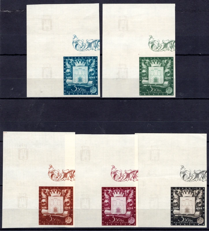 Color proofs from the minister album