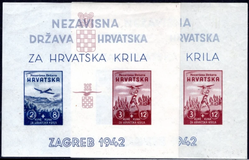Block 2, two shades of red