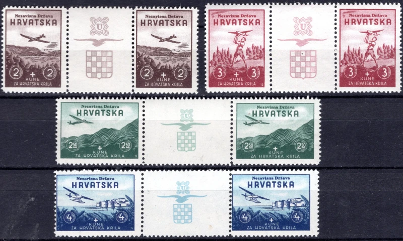 Stamps with pendants