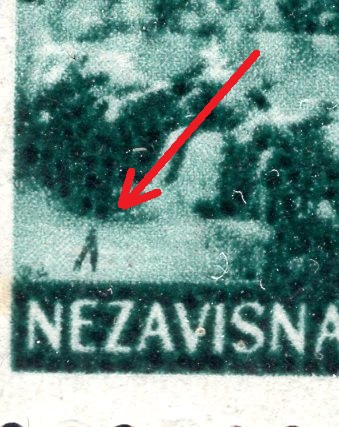Graver's mark A