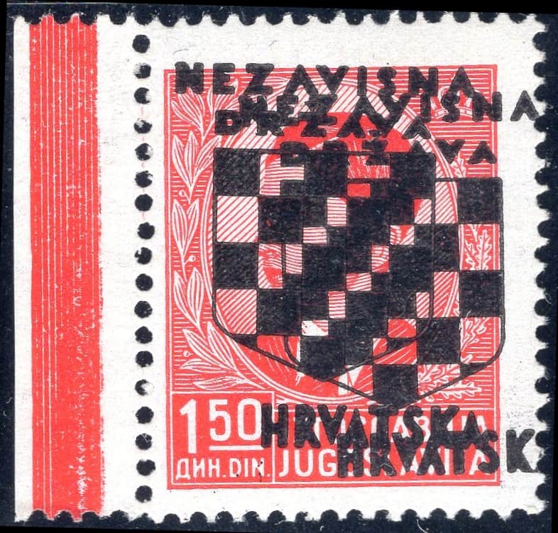 double overprint 1,5 din