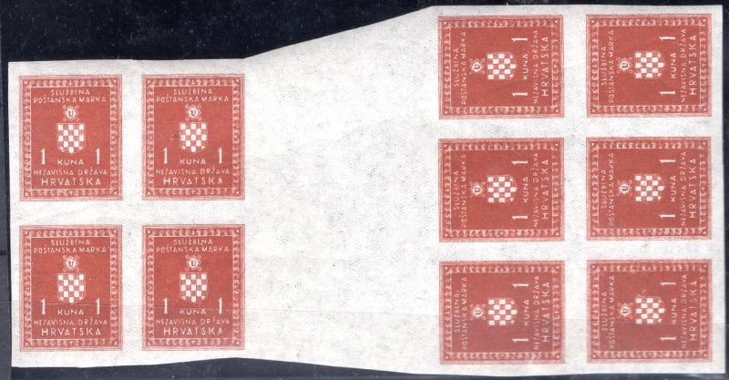 Cross-printed sheets