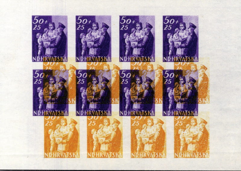 Color proof sheet