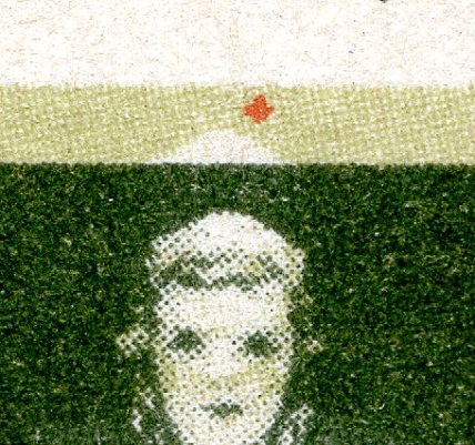 NDH 1942 Mi Z1, red cross on the cap, imperforated